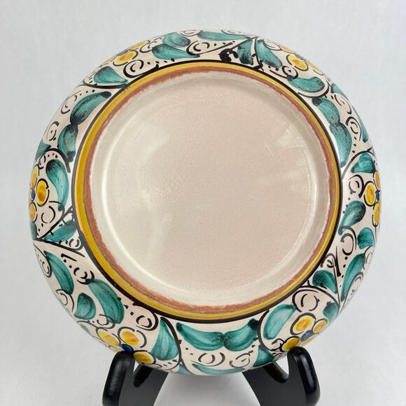 Vintage Hand Painted Italian Pottery Cereal Bowls Set of 3 - Picture 6 of 12